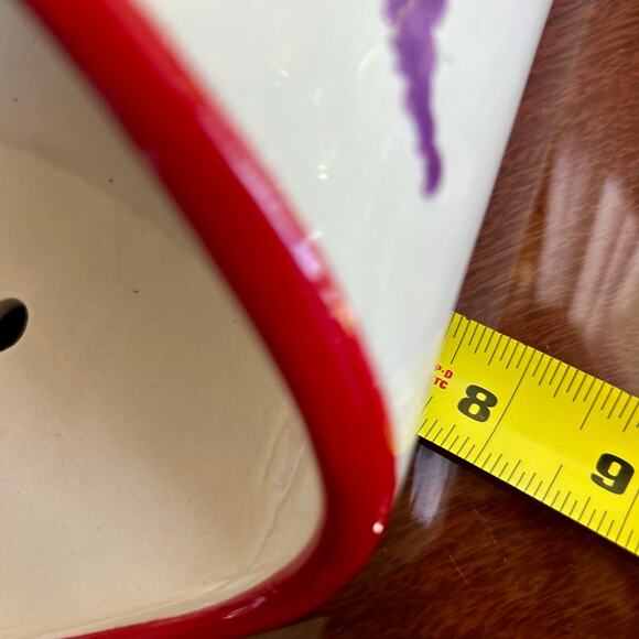 Vintage Spanish Wall Pocket Planter by Cerámicas Anoru | Hand-Painted Pottery - Picture 13 of 15